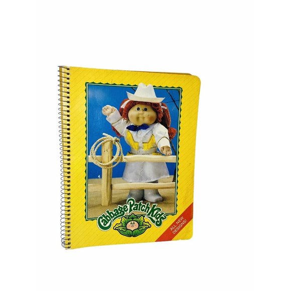 1984 Cabbage Patch Kids Girl Spiral Notebook Im Adoptable - Picture 6 of 6